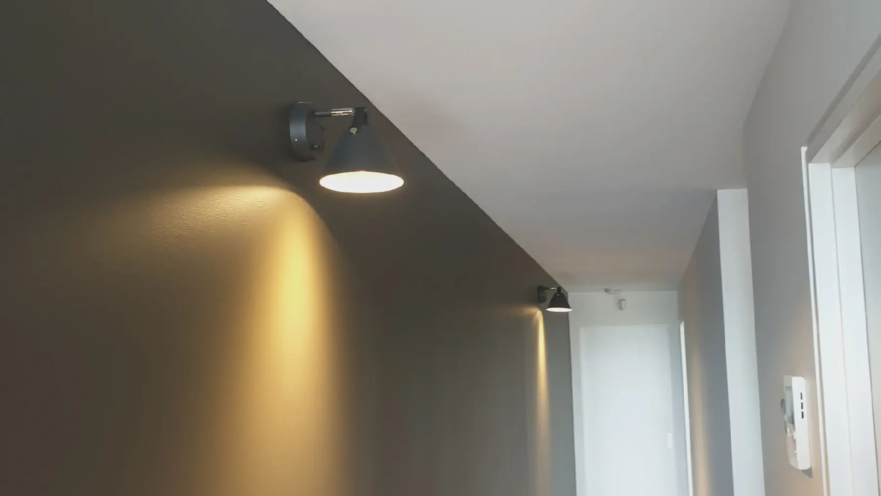 Emergency lighting in a Caulfield commercial building