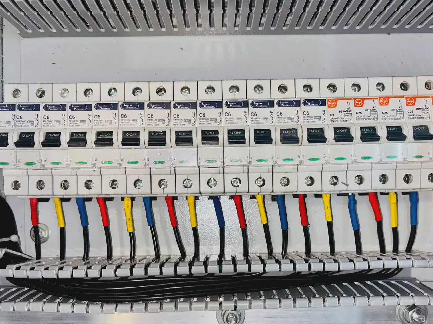Switchboard being tested on an after-hours call in Port Melbourne